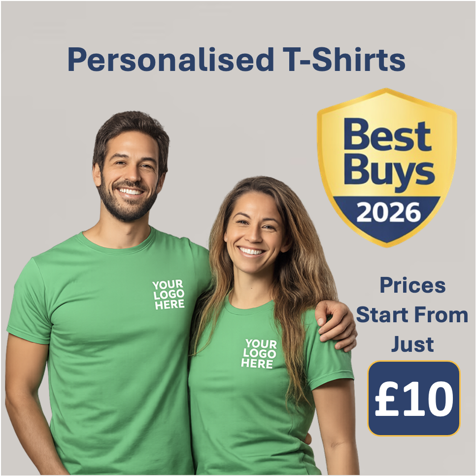 Great prices for personalised t-shirt printing